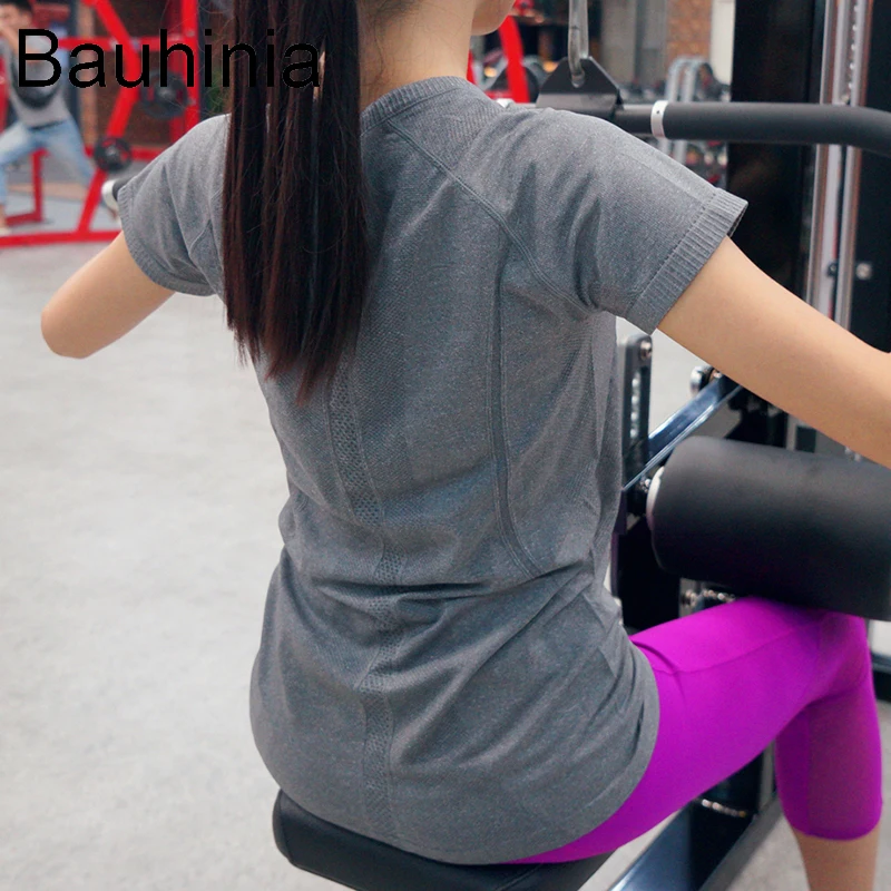 5 цветов спортивная короткая футболка рукава гигроскопичен быстросохнущая