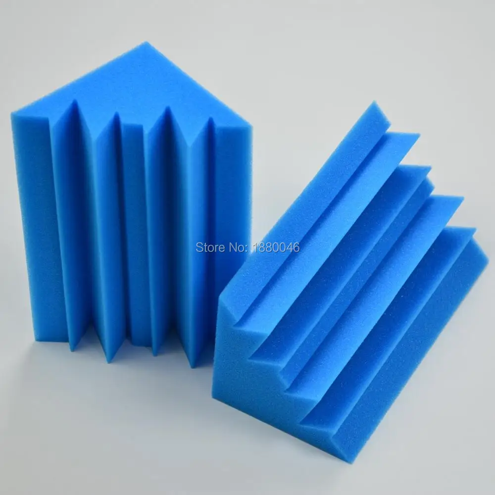 4 шт. 12xx12x24cm мини Угловые басовые ловушки студия пенная панель Звукопоглощающая