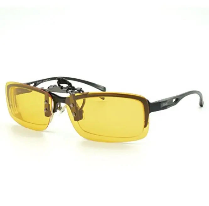 Поляризованные солнцезащитные очки с зажимом для вождения желтые ночного