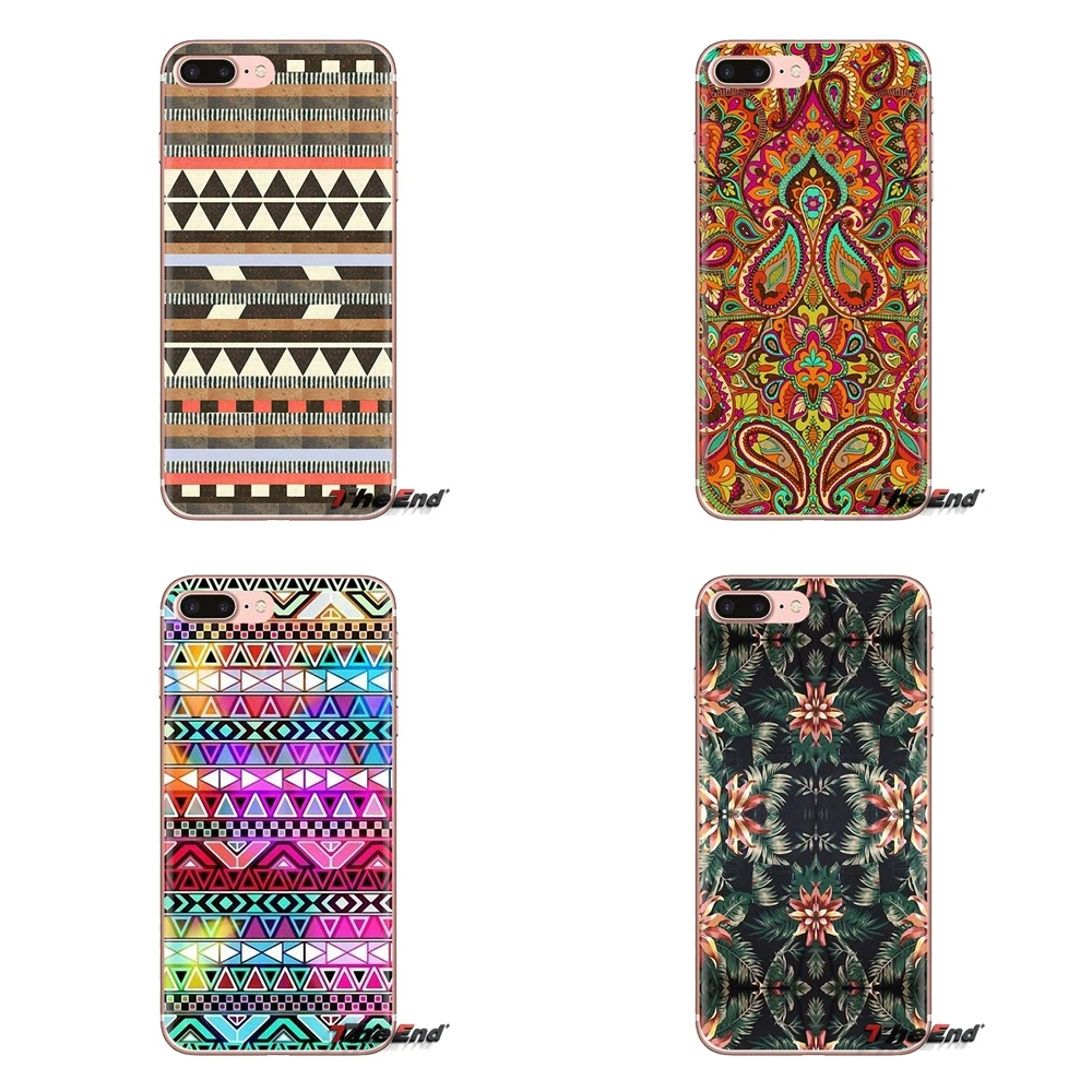 Custom Girly Flower Tribal Aztec culture для LG G3 G4 Mini G5 G6 G7 Q6 Q7 Q8 Q9 V10 V20 V30 X Power 2 3 K10 K4 K8 2017 TPU Cover |