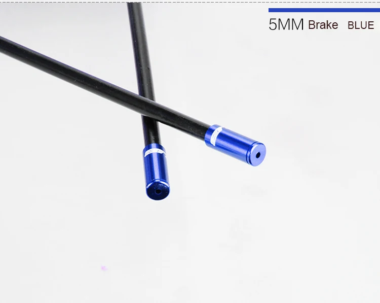 5mm blue GUB 100 шт 4 мм/5 мм велосипедный рычаг переключения тормозного кабеля Корпус колпачок линии наружные обжимные наконечники кольцо наконечник внутренний кабель корпус конец - Цвет: 5mm blue