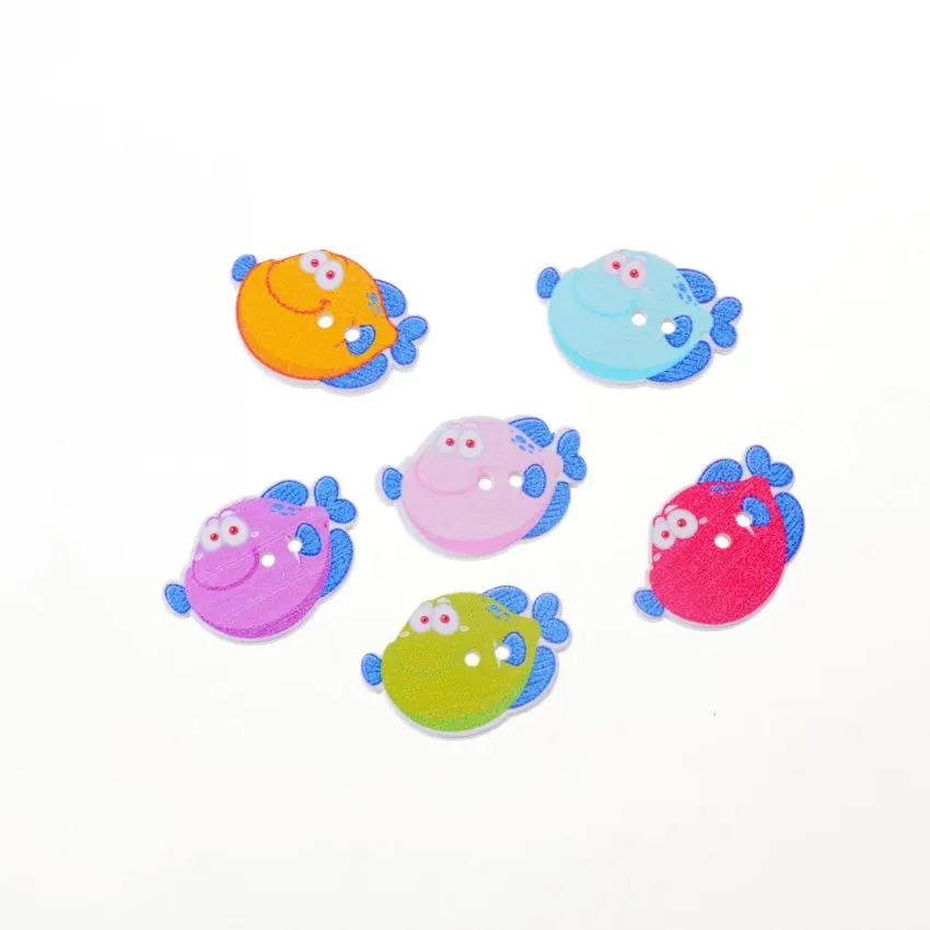 Бесплатная доставка 50 шт. декоративные пуговицы с 2 отверстиями в случайном