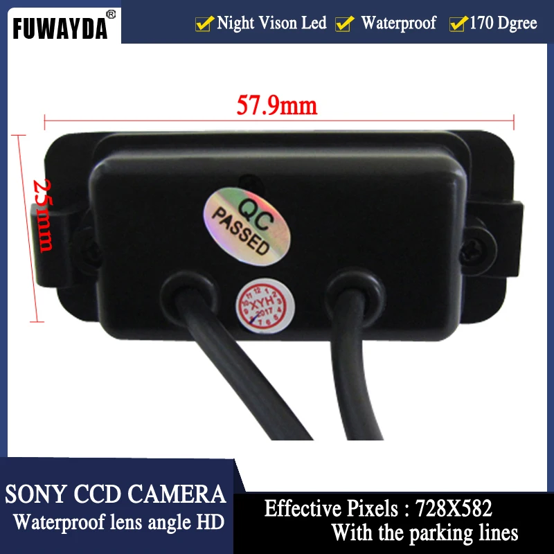 Автомобильная камера заднего вида FUWAYDA SONY CCD GPS DVD навигатор для FORD MONDEO/FIESTA/FOCUS/S