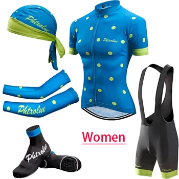 5 in 1 Phtxolue женские майки для велоспорта комплект Майо Ropa Ciclismo горный велосипед одежда для велоспорта комплект для велоспорта - Цвет: 5 in 1