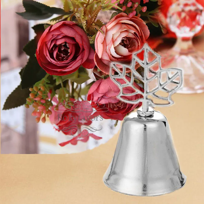 12 шт. кленовый лист поцелуй колокольчик место держатель для карт вечеринки имя