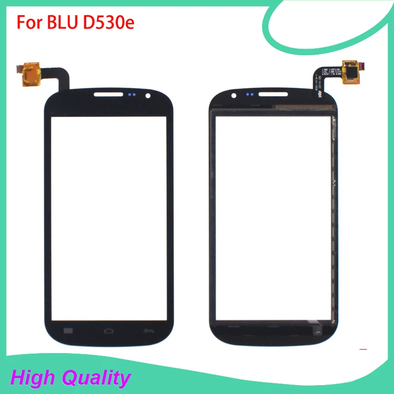 Кодирующий преобразователь сенсорного экрана в сборе для BLU D530e D530 530 черного