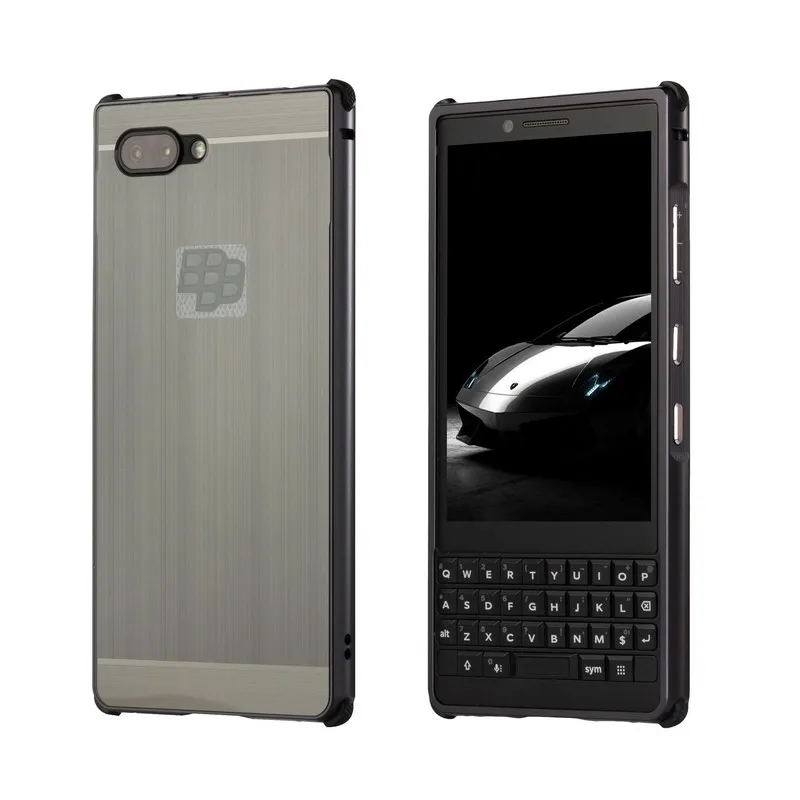 Алюминиевый ударопрочный чехол Key2 для Blackberry Key 2 два металлических бампера +