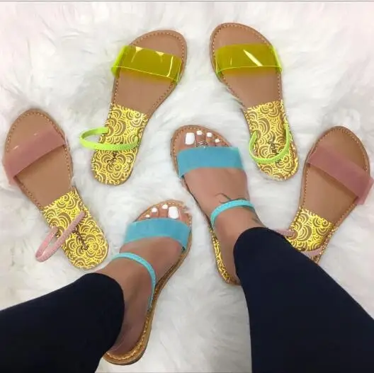 Женские босоножки Новинка 2019 года сезон лето Модная Повседневная Удобная