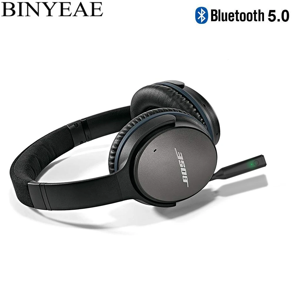 Bluetooth 5,0, стерео аудио адаптер, беспроводной приемник громкой связи для Bose quietкомфорт 25 QC25, акустические наушники с шумоподавлением
