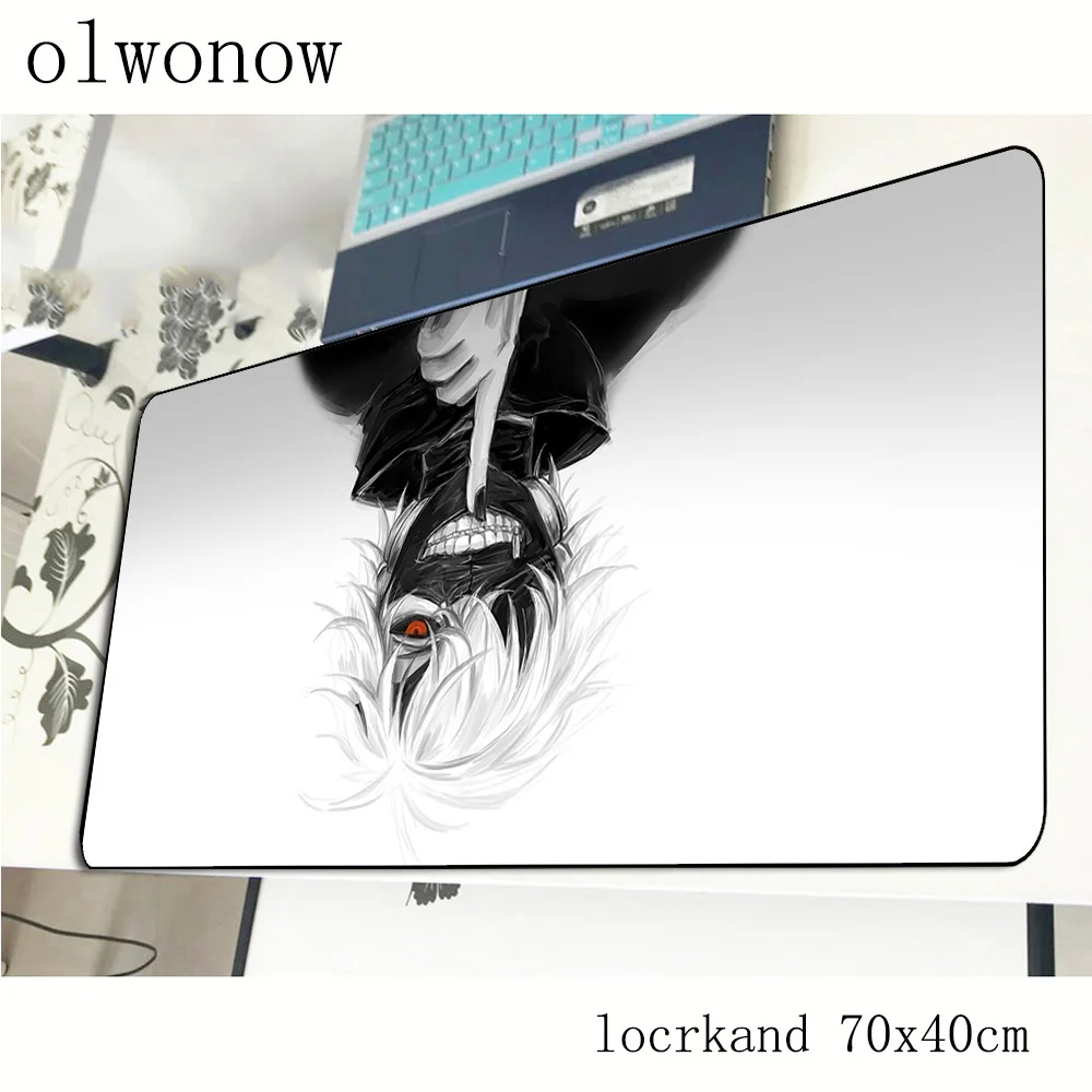 Одежда с надписью Tokyo Ghoul коврик для мыши изображением 700x400x3 мм большой игровой