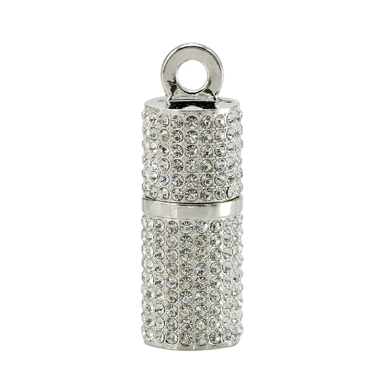 Новый цилиндрический USB флеш накопитель Bling Diamond ожерелье ювелирные изделия 32 ГБ 16