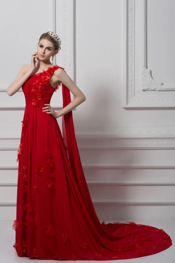 Длинный Красный A-Line Вечерние Платья 2017 Sexy Backless Вечернее Платье Abendkleider | Свадьбы и