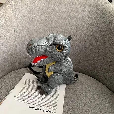 Женская сумка мессенджер объемная в форме динозавра через плечо 2019|Сумки с