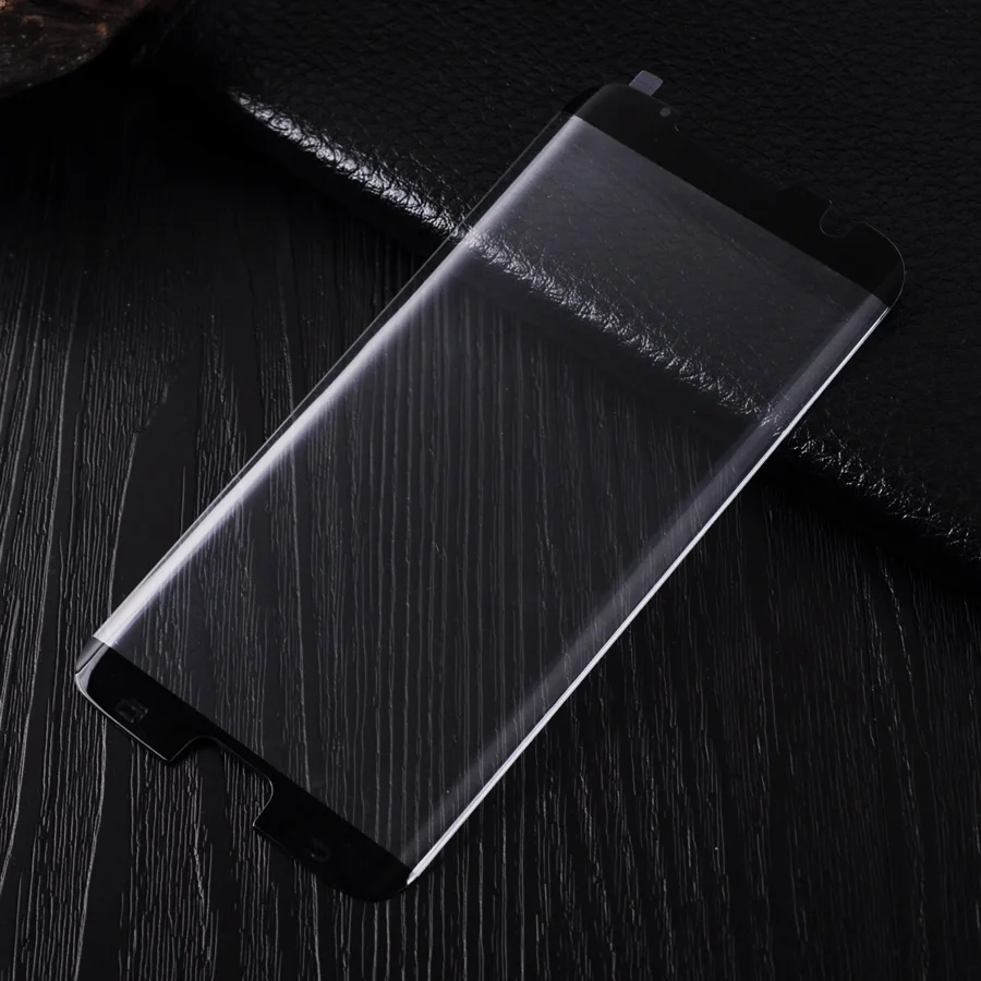 Закаленное стекло LANCASE для Samsung Galaxy S7 Edge защита экрана 9H 3D полное покрытие круглая