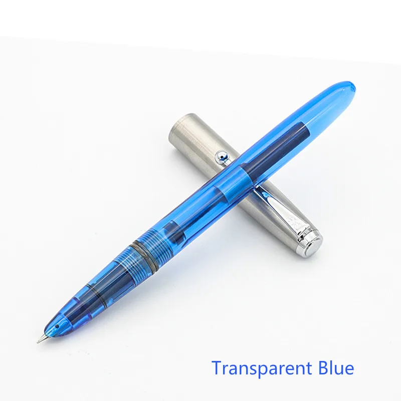 Jinhao новая авторучка 0,38 мм чернильные ручки penna stilografica прозрачная ручка подходит для студентов для практики офисного письма - Цвет: As shown
