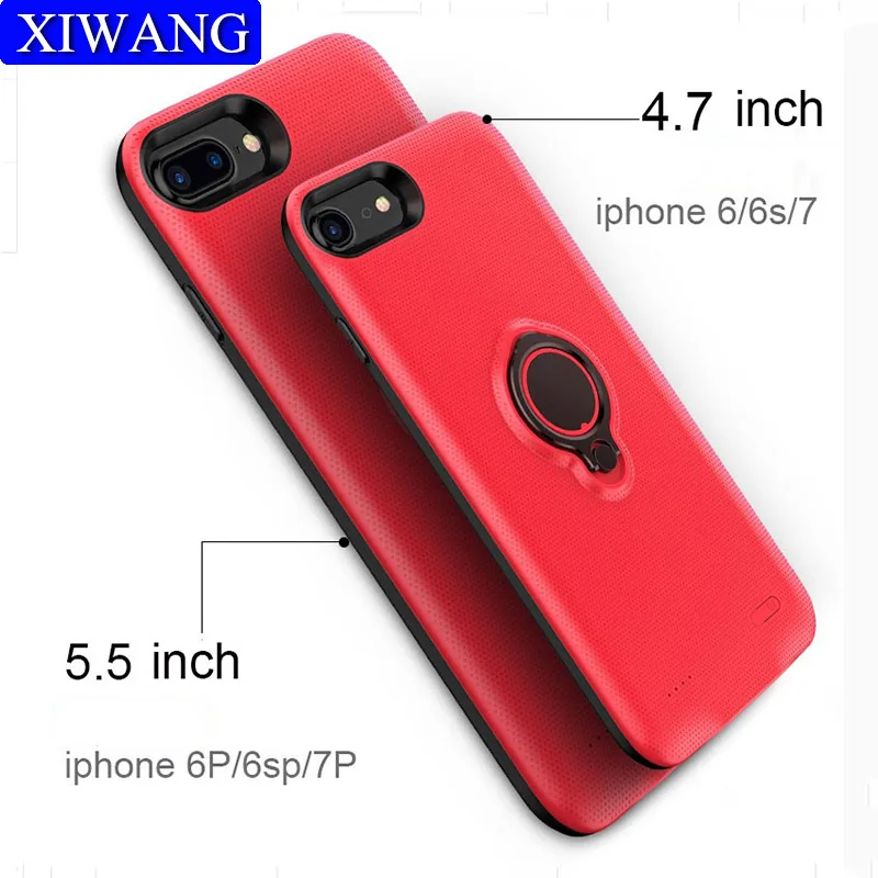 5000/7200 mah назад клип Беспроводное зарядное устройство протектор телефона палец
