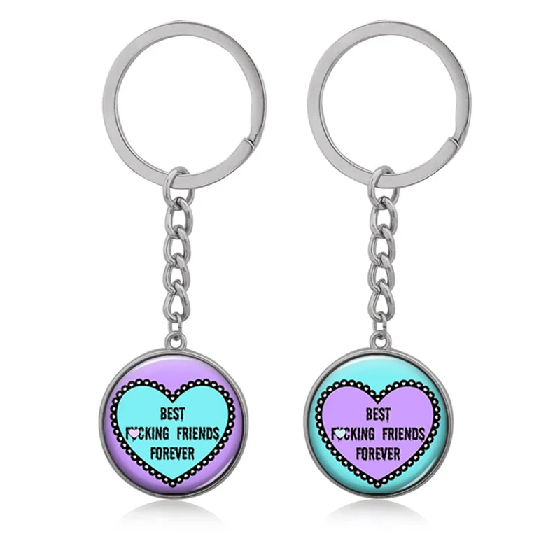 Кружевное светло голубое и фиолетовое колье с подвеской на завязках Best &quotf ** kin