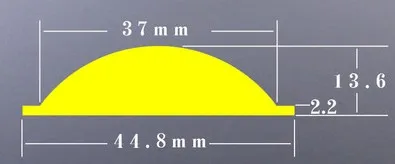 44.8MM 18 мм 20 22 23 25 28, 29 мм, маленького размера, круглой формы с диаметром 32 мм 34 мм 36 37,5 40,6 42 45 50 мм полиметилметакрилатные линзы Q5 T6 U2 U3 L2 зум светодиодный вспышка светильник велосипед светильник - Цвет: 44.8MM