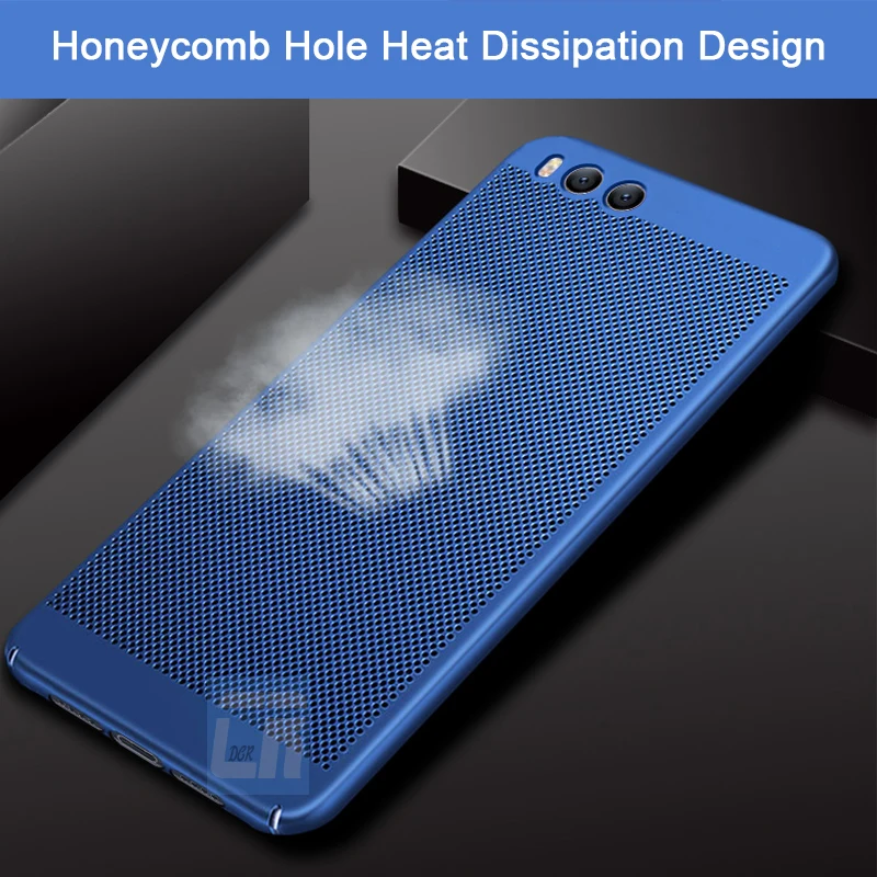 Phone Case for Xiaomi 8 SE MI Lite Mix 2S 3 Hollow Heat Dissipation Cases Hard PC Redmi Note 5A Prime 4X 6 Pro Back Cover |