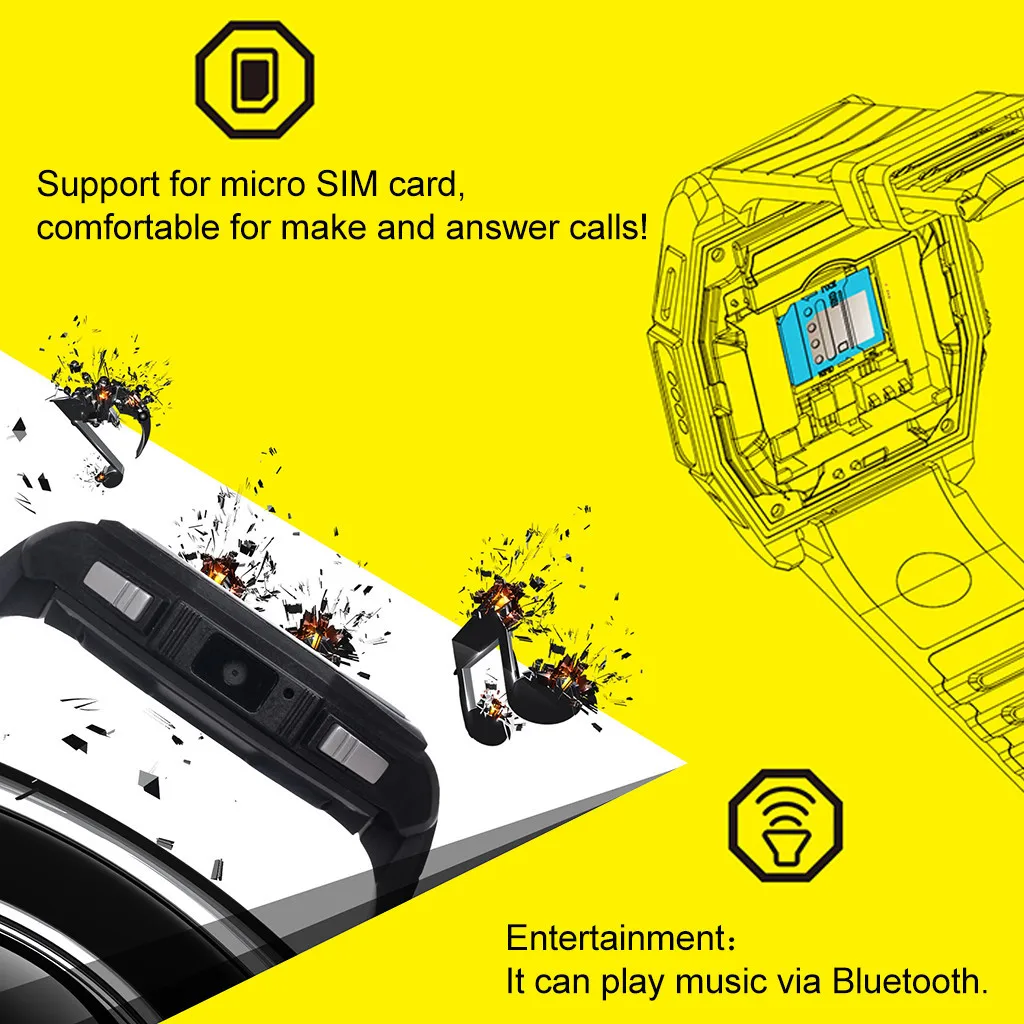 GT68 Bluetooth Смарт часы спортивный телефон часы Пульс SOS gps Smartwatch спортивные наручные часы для телефона Android горячая распродажа