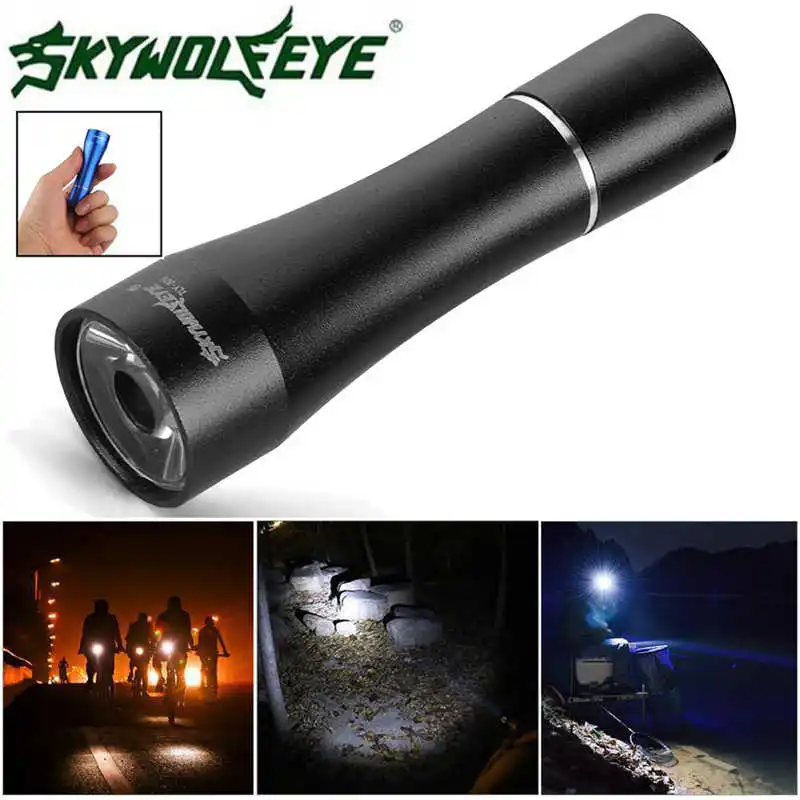 Светодиодный фонарик SKYWOLFEYE из алюминиевого сплава 1 Вт режим мини фонарь