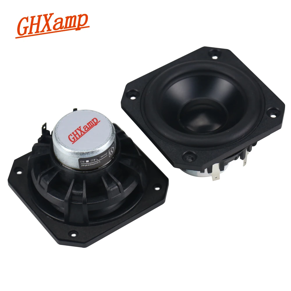 GHXAMP Новый 3 дюймовый Полнодиапазонный динамик неодимовый 4 Ом 25 Вт Hi Fi домашний