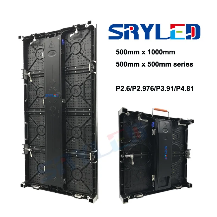 SMD2121 Крытый P3.91 арендный сценический светодиодный дисплей 500 мм x 500 мм Led видео настенная панель экран для церкви с черным светильник