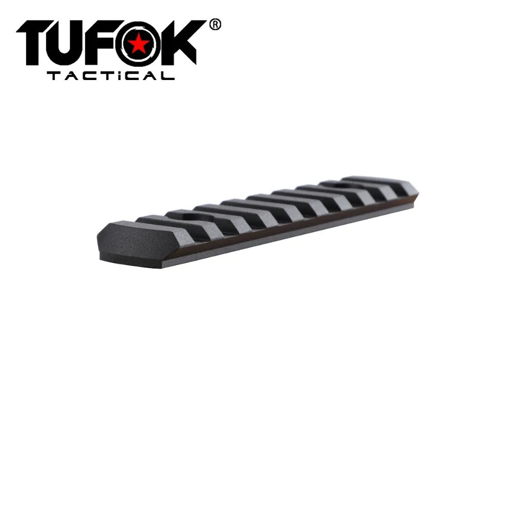 TuFok 2 шт. Mlok Picatinny Rail адаптер ультра тонкий M lok 9 слотов низкопрофильный Weaver Section