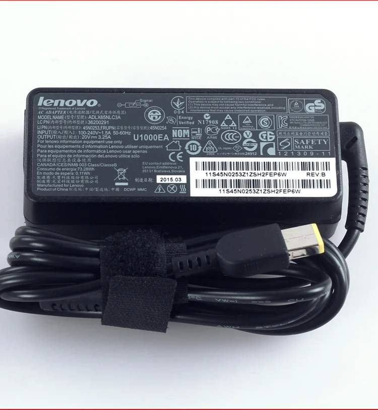 Оригинальный адаптер для ThinkPad E480 E580 L380 L480 L580 P51S P52S T470 T470S T480S T480 T570 T580 фотография X270