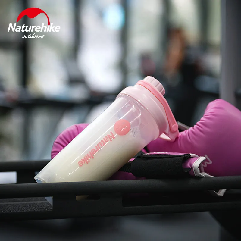 Портативная Спортивная бутылка Naturehike для воды фитнеса чашка смешивания