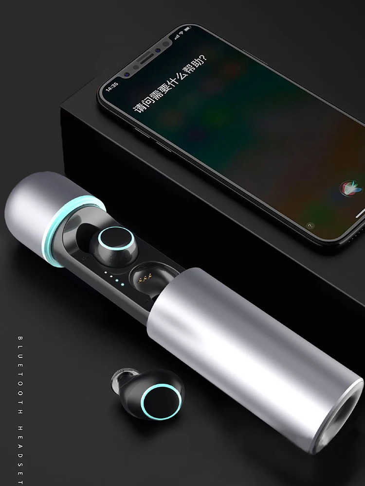 Bluetooth 5 0 наушники беспроводные стерео bluetooth гарнитура Близнецы портативные