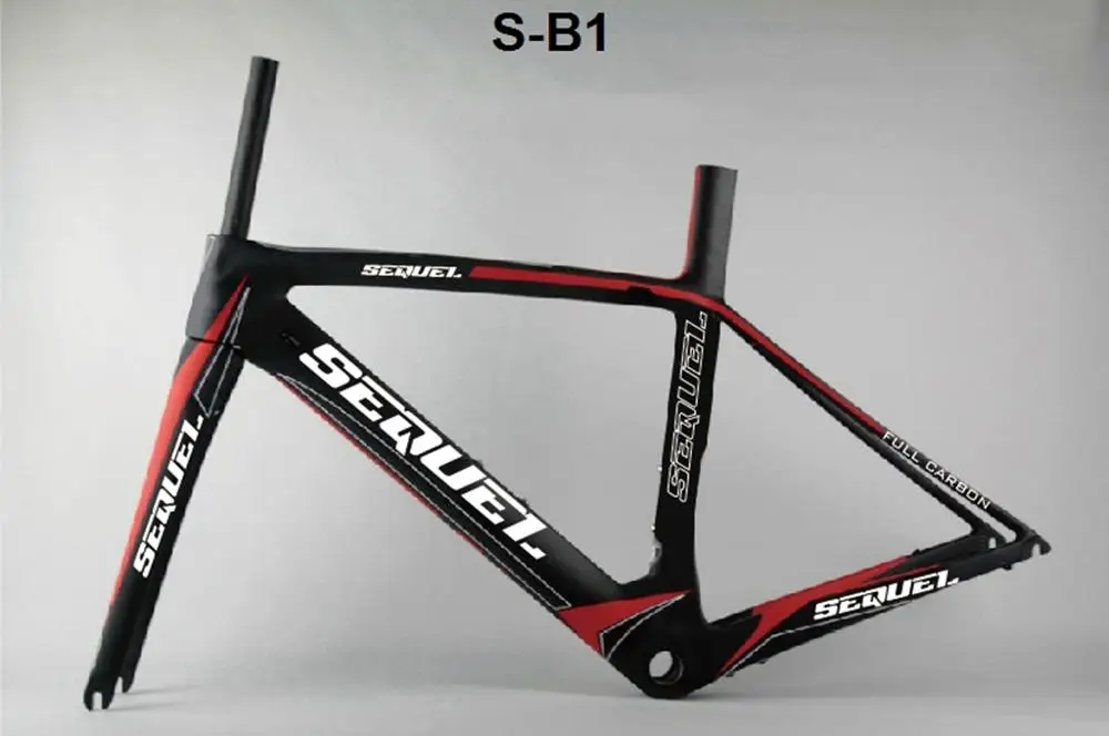 S-B1 Seuqel DCRF07 карбоновая велосипедная Рама T800 BB30/BSA OEM цветная карбоновая велосипедная Рама для высоких людей - Цвет: S-B1