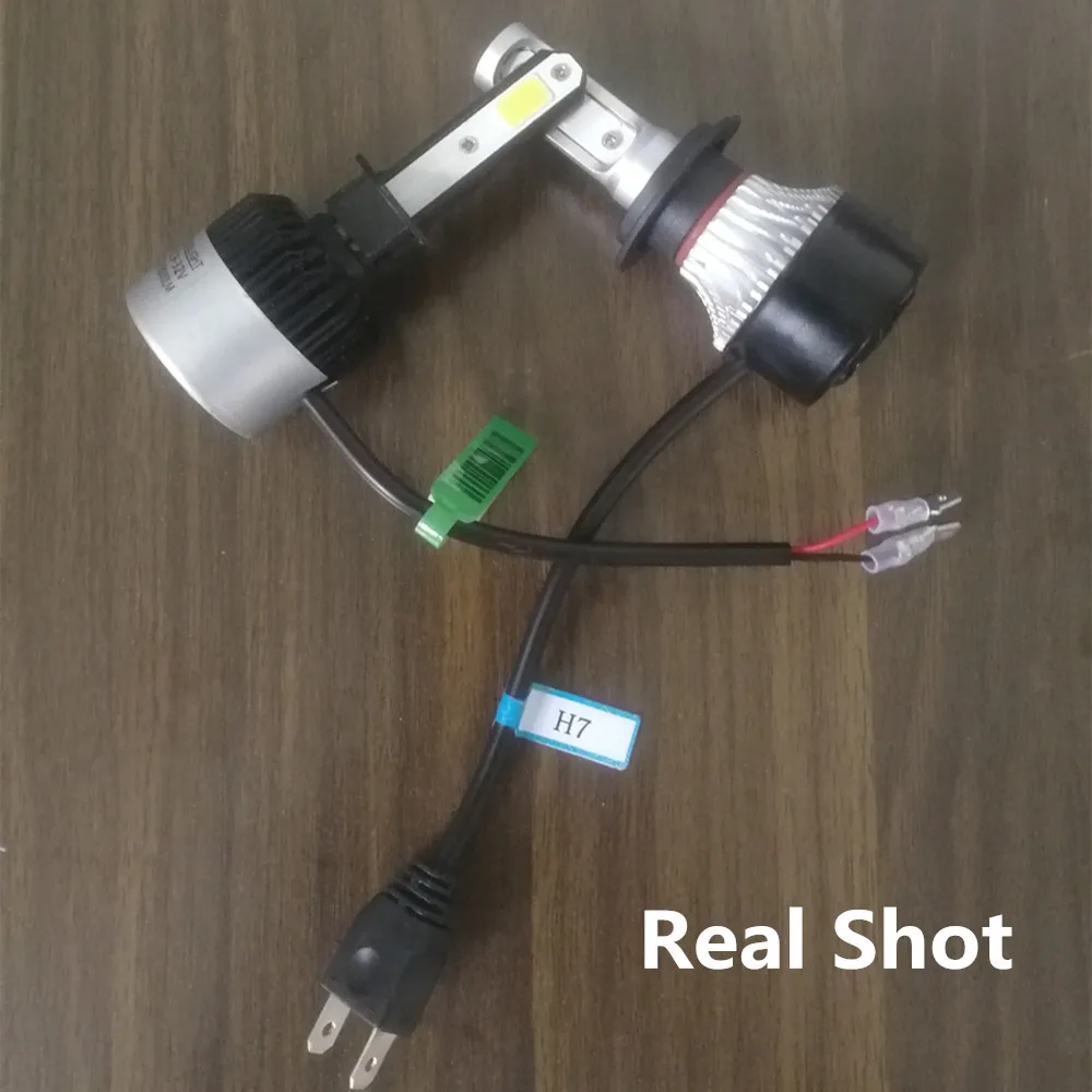 2 шт. мини H1 светодиодные лампы H7 LED 12000LM 72 Вт супер яркий H4 H9 H11 9005 HB3 9006 HB4 H8