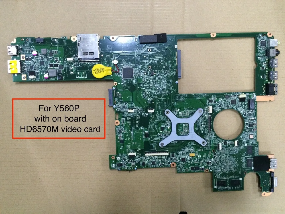 

Оригинальная материнская плата для ноутбука Lenovo Y560P, DAKL3EMB8E0 Rev E с видеокартой AMD HD6570M
