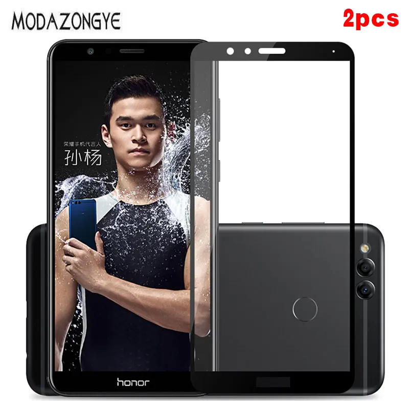 2 шт. для Huawei Honor 7X закаленное стекло Honor7X защита экрана полное покрытие закаленная