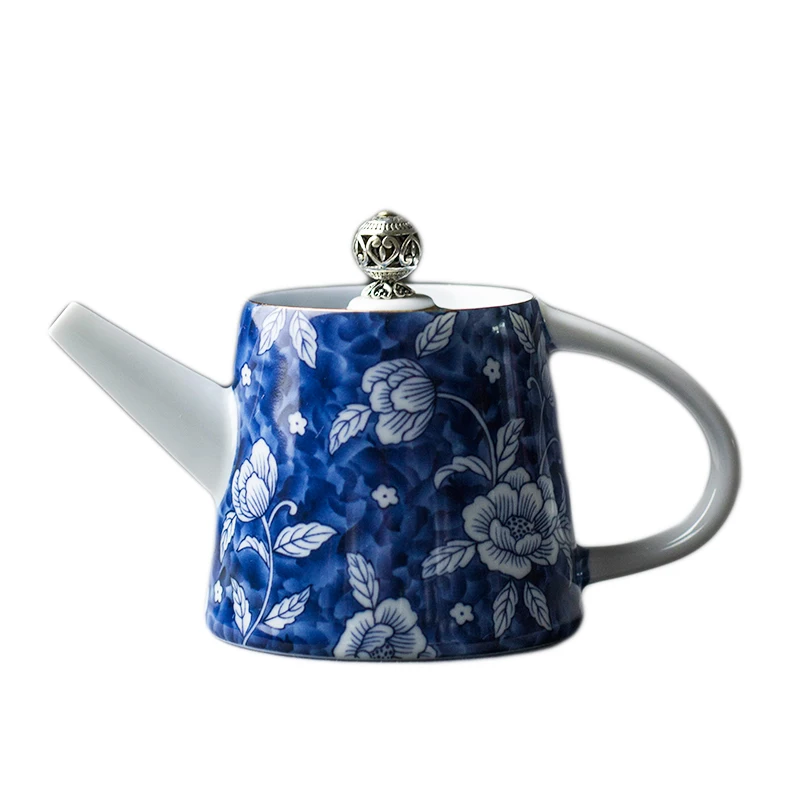 China Jingdezhen blue and white porcelain Kung Fu tea pot teapot antique ceramic handmade teaware kettle service gift | Дом и сад