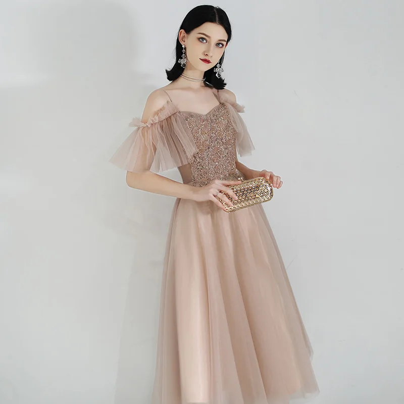Женское коктейльное платье SSYFashion вечерние платья с v образным вырезом длиной до