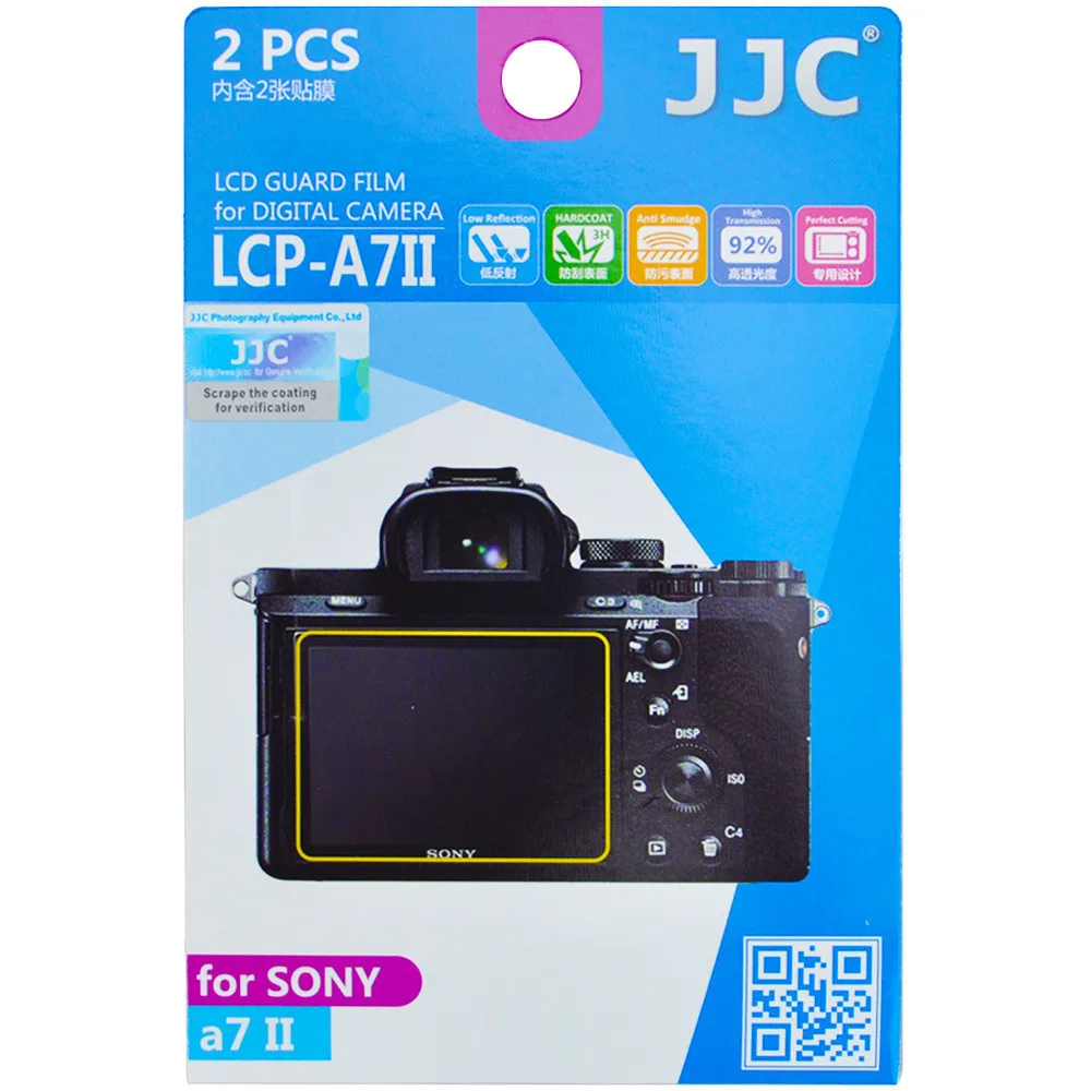 JJC ЖК-пленка защита для экрана камеры для sony a7R III/A7II/A7S II/A7R II/A7R IV