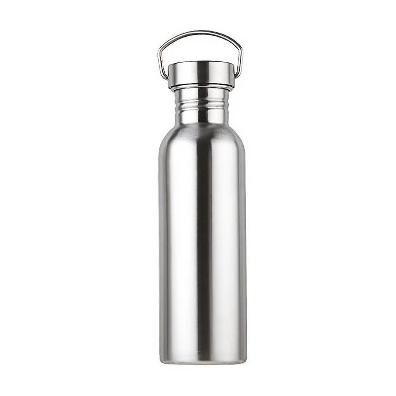 500ml Портативный 350/500/750 мл Термос из нержавеющей стали вакуумные термосы для воды колба спортивный чайник открытый велосипедные бутылки для воды - Цвет: 500ml