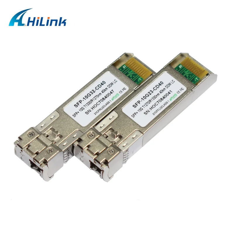 Бесплатная доставка! Мини Gbic сильная совместимость WDM SFP 10gb BIDI 40Km 1270/1330nm с LC разъем