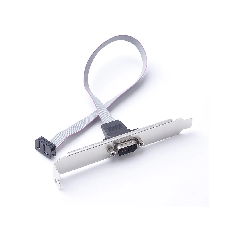 ULT-BEST материнская плата 9pin 10P к RS232 серийный COM-порт DB9 DB Штекерный Кабель с разъемом