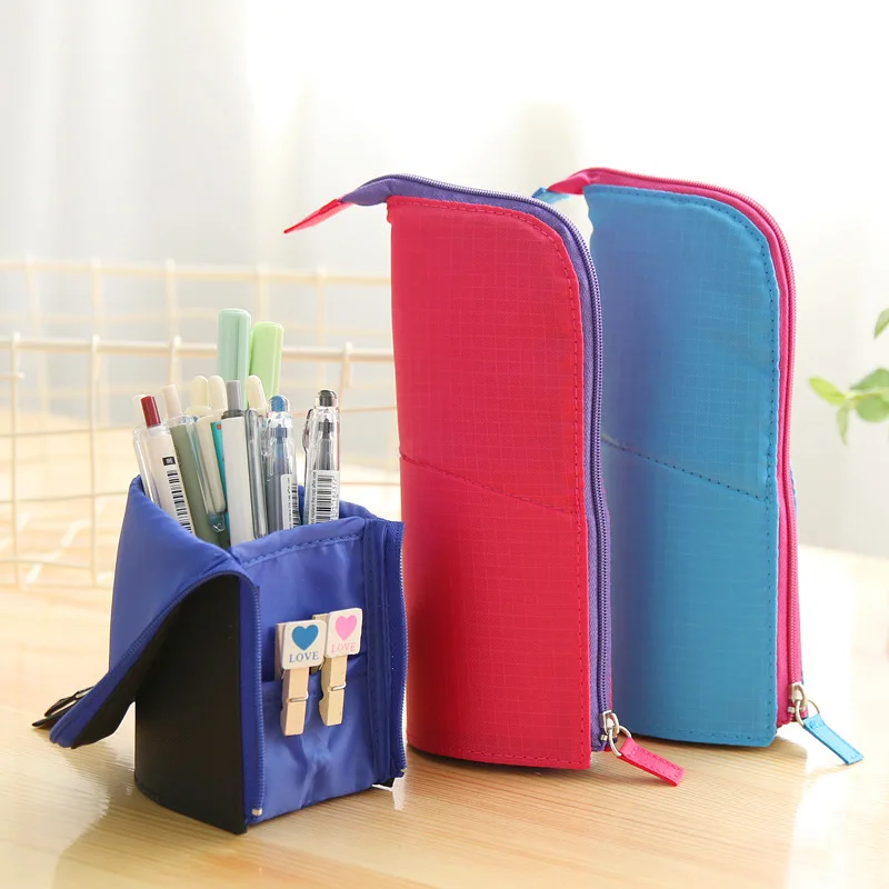 Многофункциональный чехол для карандашей с деформацией переносной вертикальный