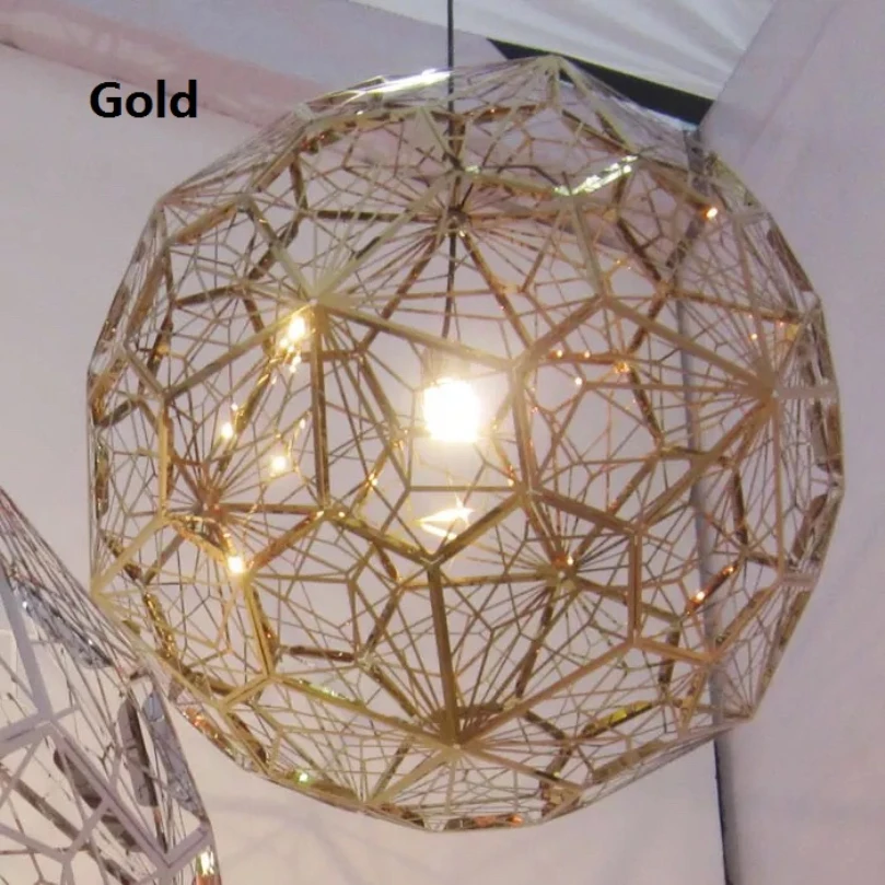 Современные подвесные светильники 65 см из нержавеющей стали для спальни