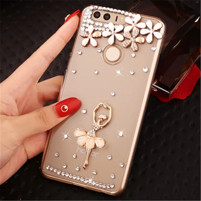 Y5 Y6 Y7 Prime 2018 Bling Diamond phone Cover Case For Huawei Honor 20 10 lite 9X 8A 8C 8X 8S V20 V10 P Smart Z 2019 pro |
