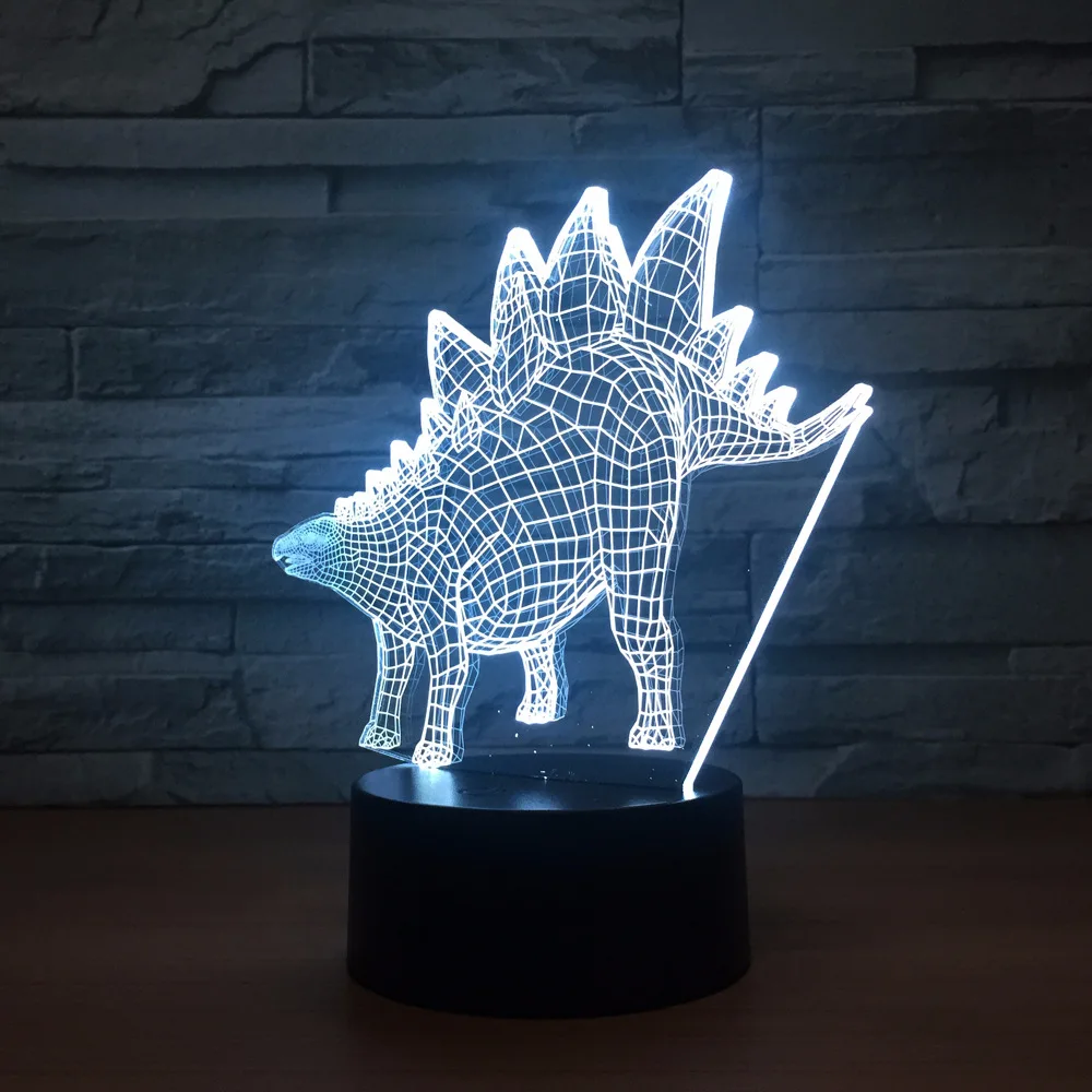 3d лампа Sword Dragon с цветным обесцвечиванием акриловый светодиодный Usb ночник