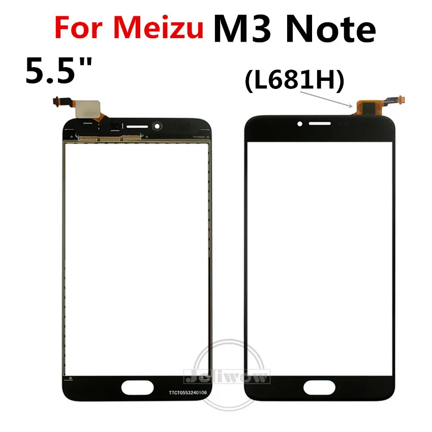 5 дюймовый сенсорный экран для Meizu M3 Note L681H линза датчика на переднем стекле Замена