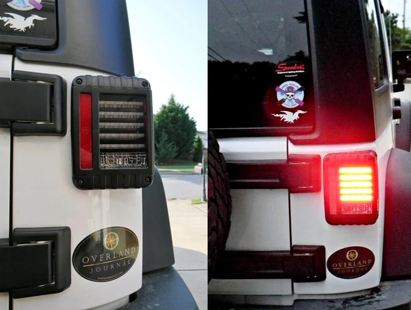 Полностью светодиодный ные задние фонари 2007 2016 для Jeep Wrangler JK Rubicon и т. Д.|led tail light|tail