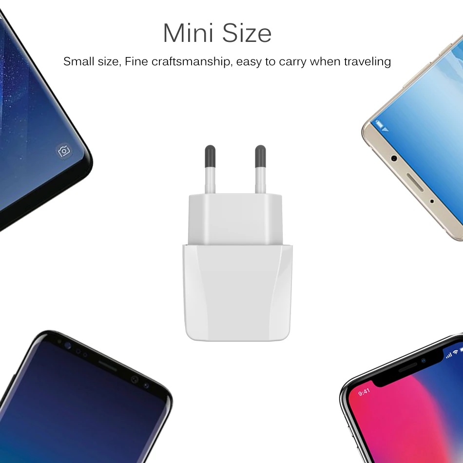 Сетевое зарядное устройство с двумя USB-портами 5 В | Мобильные телефоны и