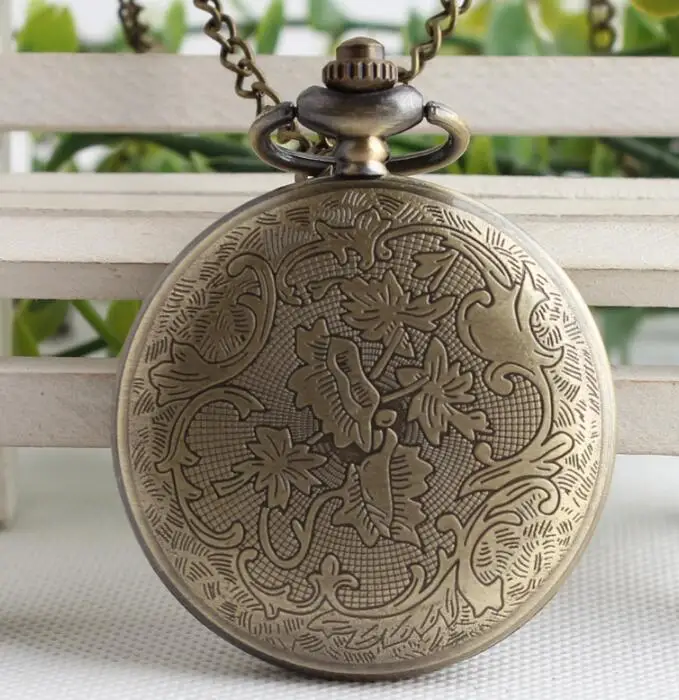 

Antique Copper Steampunk Vintage Bronze Gear Hollow watches