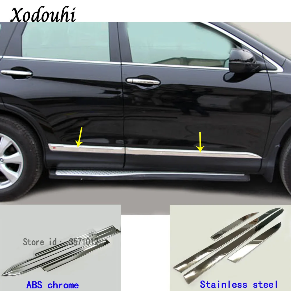 4 шт. декоративная полоса для боковой двери автомобиля Honda CRV CR V 2012 2013 2014 2015
